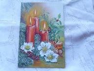 KARNET STROIK ZE ŚWIECAMI AMUN RACIBÓRZ MALOWANY USTAMI