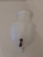 VINTAGE FONTANNA OGRODOWA ITALY PORCELANOWA Z LAT 40 ścienna dekoracyjna
