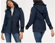 KHUJO MIDD2 KURTKA DAMSKA MARKOWA GRANATOWA PIKOWANA LOGOWANA L/ 40