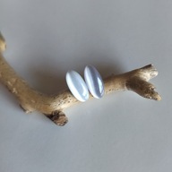 kolczyki kwarc kocie oko srebro 925 pałeczki