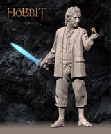 Bilbo Baggins 1:8- figurka wydruk 3D