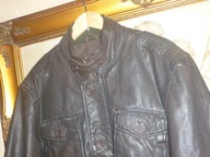 PARKA KURTKA MĘSKA-JHON ROCHA-R-L-SKÓRA NAT-OCIEPLANA-STAN ZNAKOMITY.