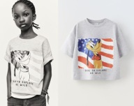 ZARA krótka koszulka crop Pies Pluto