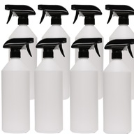 8x ATOMIZER ROZPYLACZ BUTELKA 1L ZE SPRYSKIWACZEM SPRAY DO PSIKANIA AEROZOL