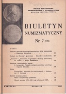 Biuletyn Numizmatyczny 1982, nr 7 (175) ; jak nowa