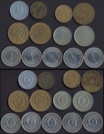 Jugosławia 1955 - 91 zestaw 10 para do 10 din