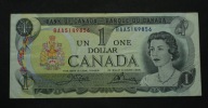 Kanada - banknot - 1 Dolar 1973 rok