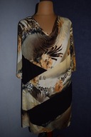 * MAGNA * SUKIENKA PRZED KOLANO WE WZORY _50