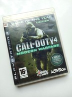 *** CALL OF DUTY 4 MODERN WARFARE PLAYSTATION 3 PS3 3xA ***