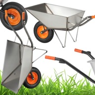 TACZKA BUDOWLANA OGRODOWA SPAWANA STALOWA HIGHER 120 L 210 KG