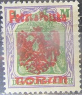 Niemcy stary znaczek z nadrukiem Toruń (2/13