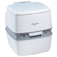 TOALETA TURYSTYCZNA PRZENOŚNA NA DZIAŁKĘ KEMPING 21 L WSKAŹNIK WYPEŁNIENIA