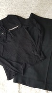 spódnica prosta mini j.NOWA + blzuka Cropp 34