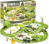 Tor samochodowy wyścigowy dinozaur Magic Track Dino Park 271 elementów