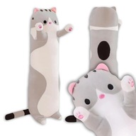 DŁUGI KOT KOTEK PODUSZKA MASKOTKA PLUSZAK XXL 130 cm