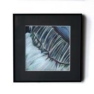 Obraz "Przy Dworku Adama Chełmońskiego w Adamowiźnie" w ramie 30x30 cm