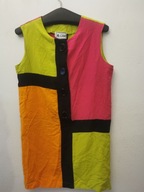 VINTAGE SUKIENKA Z LAT 80 S/M TUNIKA ANDA HALL