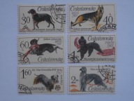 Czechosłowacja - psy rasowe - Mi. 1542-47 kasowane