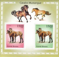 Gwinea Bissau 2010 ** cena 6,50 zł kat.7,50€ - fauna, konie