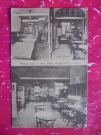 WAŁBRZYCH WALDENBURG KAWIARNIA WIENER CAFE WŁAŚCICIEL MAX BOER 1920 RRRRR