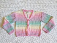 Cool Club piekny kolorowy sweterek nowy roz 134