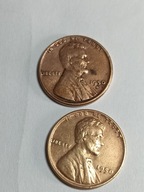 1 cent zestaw monet lata '50 USA