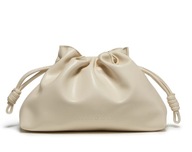 Wspaniała Kremowa kosmetyczka Patrick Ta pojemna i modowa 32/17 cm