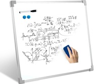 TABLICA MAGNETYCZNA SUCHOŚCIERALNA BIAŁA 30X40 CM + FLAMASTER I MAGNESY