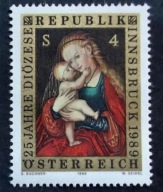 Austria 1989 Mi 1945 ** malarstwo, Madonna, religia