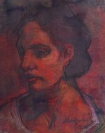 MAURYCY MĘDRZYCKI / MENDJIZKY. ECOLE DE PARIS. PORTRET KOBIETY. 1927