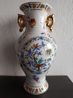 RĘCZNIE MALOWANY PORCELANOWY WAZON