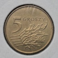 *P[0703] POLSKA 5 groszy 2011 III Rzeczpospolita Orzeł (heraldyka) *Holder