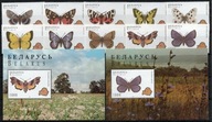 BIAŁORUS motyle Mi 123032**+bl 7-8**