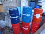 Beczka metalowa 60 litrów stalowa po oleju używana TH korki 2" i 3/4"