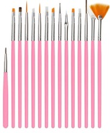 Pędzelki do malowania ozdób cukierniczych 15szt5267506470