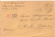 RADZYŃ PODLASKI -erka -koperta -do BIAŁA PODLASKA - obieg 1928 rok