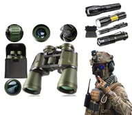 ZESTAW!! | Lornetka Wojskowa Noktowizyjna | 20x50 | GRATIS Latarka Wojskowa