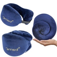 PODUSZKA PODRÓŻNA ORTOPEDYCZNA NA SZYJĘ ROGAL MEMORY FOAM SAMOLOT AUTO