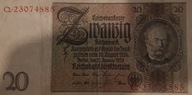 20 marek niemieckich (Reichsmark) 1929r