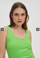 95 procent bawełna top zielony M L XL