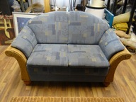 ZESTAW MARKOWY SOFA 2+2 FOTELE / TKANINA + WIKLINA