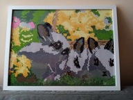 Króliczki - Haft Diamentowy