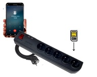 Podsłuch GSM przedłużacz listwa zasilająca Callback SIM USB TYP C CZARNA