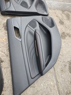 PEUGEOT 308 T9 GT GT LINE BOCZEK DRZWI LEWY TYŁ TAPICERKA CZERWONA NITKA