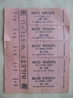 JAROSŁAW DYREKCJA PRYWATNEGO SEMINARIUM NAUCZYCIELSKIEGO BILETY WSTĘPU BLOK