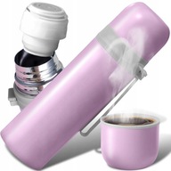 TERMOS KUBEK TERMICZNY TURYSTYCZNY PRÓŻNIOWY STALOWY NA NAPOJE KAWĘ 500ML