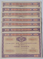 Premiowy Bon Oszczędnościowy 1000 zł 1971 r. PRL
