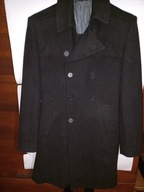 Płaszcz męski zimowy William 38 S wełna ocieplony jesienny