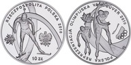 SREBRNE 10 ZŁ 2010 VANCOUVER MENNICZA, PRÓBA 925