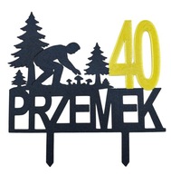 topper na tort personalizacja WYBÓR KOLORÓW GRZYBY!!